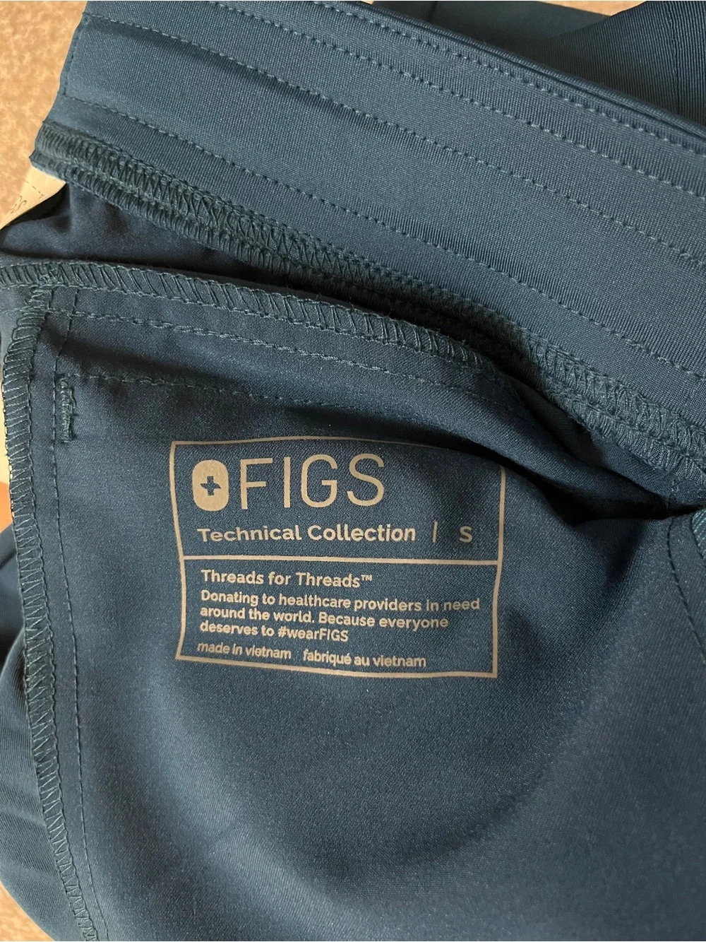 FIGS Men's Axim Straight-Leg Scrub Pants size S